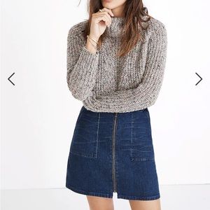 Madewell Denim Utility Zip Skirt Size 23